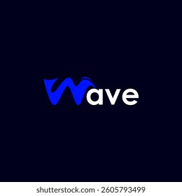 Wordmark and icon Logo By wave