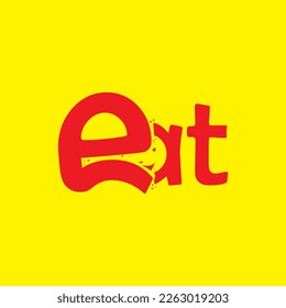 wordmark logo über essen, essen Logo wordmark simple editable, vektor, wormark logo