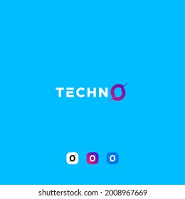 wordmark style modern technology logo