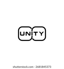 IDEIA DO DESIGN DO LOGOTIPO WORDMARK UNITY 3 VETOR.eps