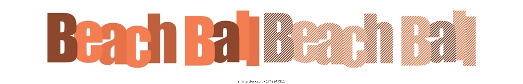 Wordplay text, beach themes, summer, sun, vacation, fun