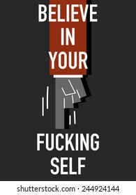 Words BELIEVE IN YOURSELF