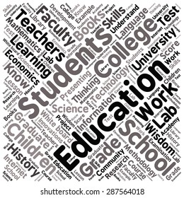 words cloud related to Education and relevant