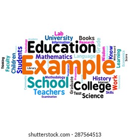 words cloud related to Education and relevant