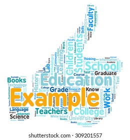 words cloud related to Education and relevant
