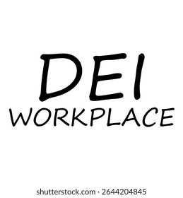 The words DEI, meaning diversity, equality and inclusion, on a colorful background.