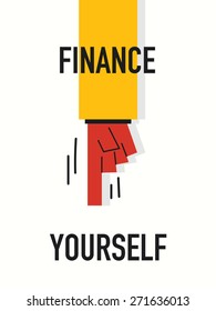 Words FINANCE YOURSELF