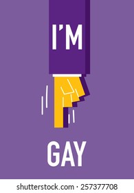 Words I AM GAY