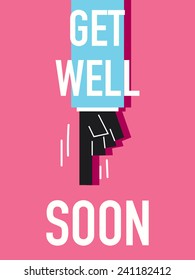Words GET WELL SOON