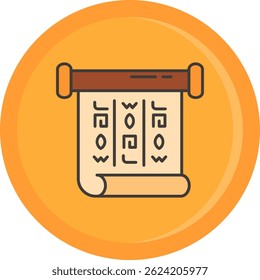 words Line vector Icon Design
