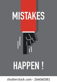 Words MISTAKES HAPPEN