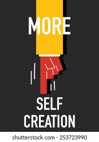 Words MORE SELF CREATION