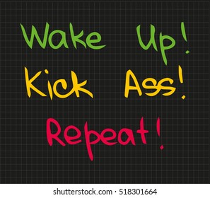 The words of motivation and success for presentation