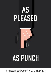 Words AS PLEASED AS PUNCH