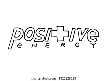 words of positive energy - vector