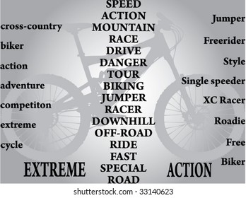 words strictly in conjuction with biking
