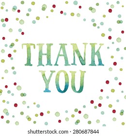 18,267 Thank you watercolor Images, Stock Photos & Vectors | Shutterstock