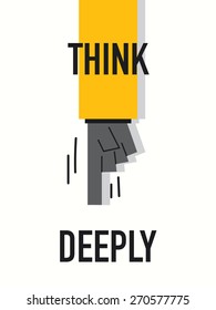 Words THINK DEEPLY