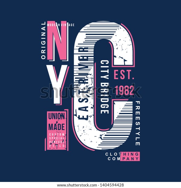 Words Urban Denim Style Graphic Design Stock Vector (Royalty Free ...