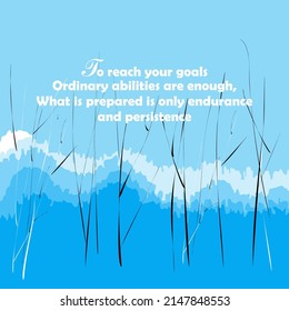 Words of wisdom with background images of natural scenery