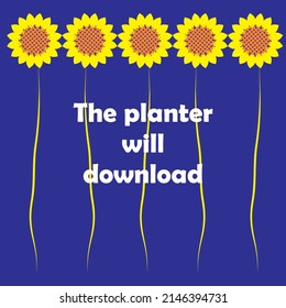 Words of wisdom on a sunflower background
