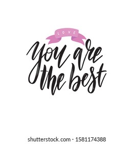 Words You Best Vector Inspirational Quote Stock Vector (Royalty Free ...