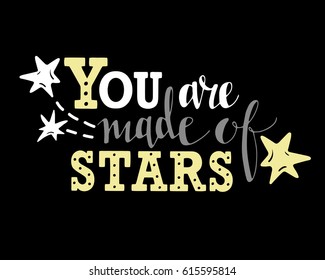 Poster Star You My Star Sign Stock Vector (royalty Free) 313013162