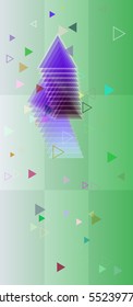 work above dissimilar communication, vivid geometric vector background beside print