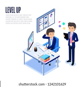 Work to achieve the goals of the company. Level up digital skill. Employees must develop their own skills regularly.