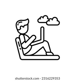 Work Anyplace icon in vector. Illustration