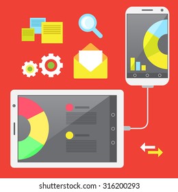 Work applications on different devices, have access to the working files in all circumstances