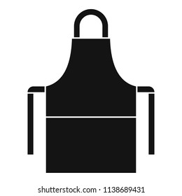 Work apron icon. Simple illustration of work apron vector icon for web design isolated on white background