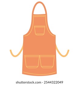 Work apron isolated on a white background