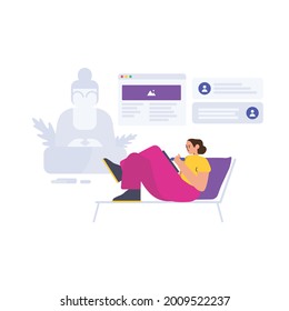 work artboard flat character illustration