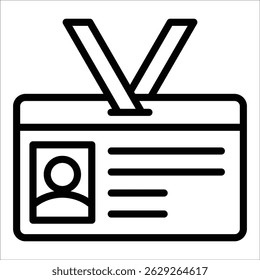 Work Badge Icon Element For Design