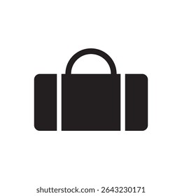 Ícone de saco de trabalho. Símbolo de pasta limpa, ideal para visuais de carreira, escritório ou produtividade.