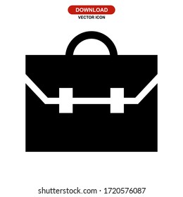 work bag icon or logo isolated sign symbol vector illustration - high quality black style vector icons
