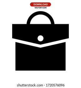 work bag icon or logo isolated sign symbol vector illustration - high quality black style vector icons
