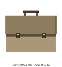 Work bag illustrated in vector on a white background
