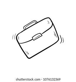 work bag old icon vector 