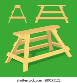 Work Bench Vector Three Dimensional