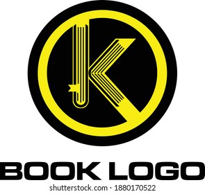 Work book and language logo