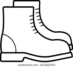 work boots labor day illustration