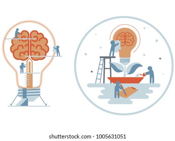 Work brain logo