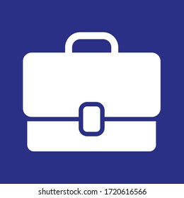 Work briefcase or  work briefcase flat vector icon for apps and websites. Can be used for web, mobile, infographic, and print. EPS 10 Vector illustration.