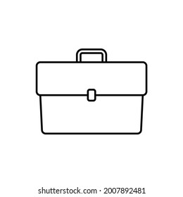 work briefcase icon, baggagge vector illustration