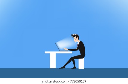 Work. Business vector illustration