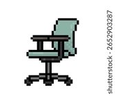 WORK CHAIR DRAW PIXEL ART
