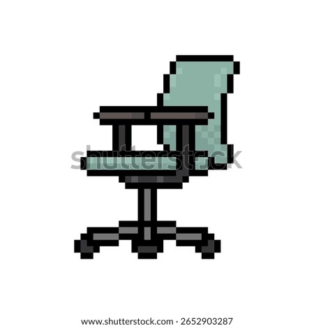 WORK CHAIR DRAW PIXEL ART