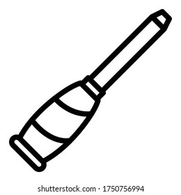 Work chisel icon. Outline work chisel vector icon for web design isolated on white background